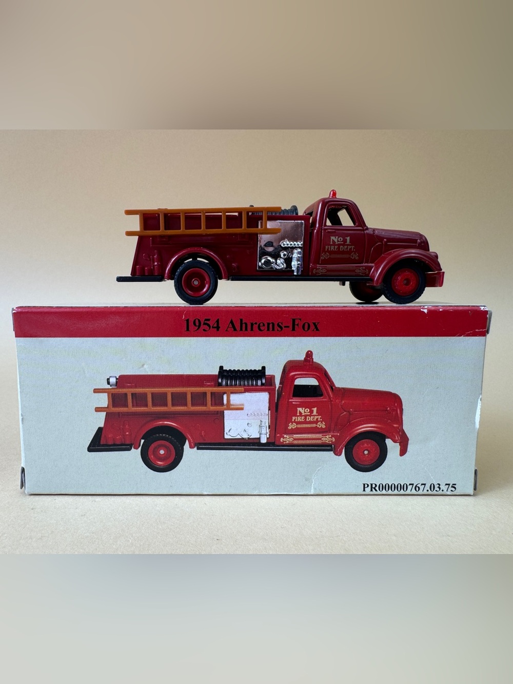 1954 Ahrens-Fox Fire Truck No 1 Fire Dept High Speed HF431 Mint Time Capsule